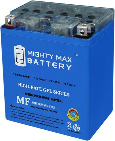 Mighty Max Battery 12V 12Ah 165CCA Gel Battery Replaces Honda 450 CB450, SS 1967-1970 in Saudi Arabia