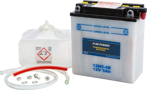 Fire Power Battery W/ACID 12N5-4B Compatible With Honda CL72 1962 in Saudi Arabia