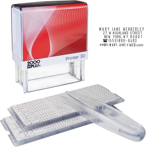 2000 Plus® Stamp Kit, 5-Lines, Black (031557) in Saudi Arabia