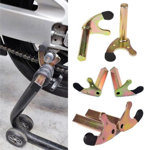 1 Pair Wheel Frame Stand Motorcycle Swing Arm Lift TripodHooks U-Style/L-Style Hook Fork Swingram Spool Slider in Saudi Arabia