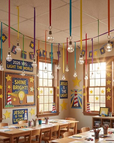 Cunno 20 Pcs 2026 Light Bulb Shaped Keychain VBS Decorations Mini Clear Plastic Bulb Keychain for VBS Project Backdrop Backdrop Accents, Display Boards, Hanging Decoration in Saudi Arabia