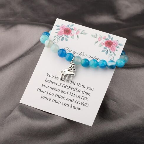 WSNANG Piano Lover Gift Pianist Charm Bracelet Piano Recital Gift Music Lover Jewelry Piano Teacher Thank You Gift for Her in Saudi Arabia