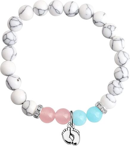 WSNANG Doula Bracelet - Footprints Charm Doula Nurse Prayer Gift OBGYN Doctor Labor Nurse Midwife Jewelry in Saudi Arabia