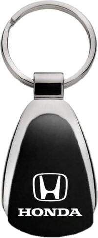 Honda Genuine Pink Logo Metal Chrome Tear Drop Key Chain Ring Fob in Saudi Arabia