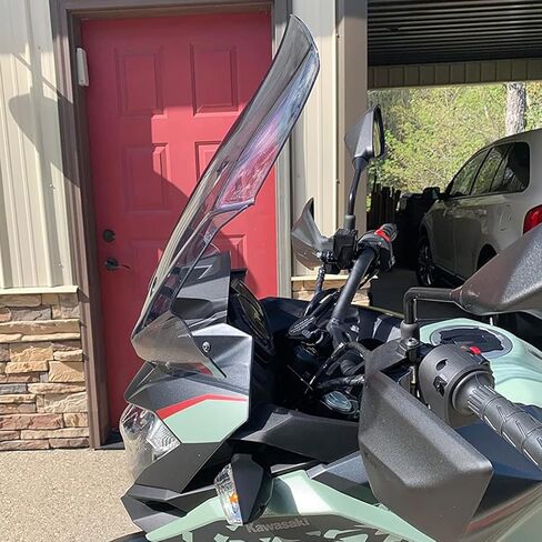 Motorcycle Windshield Deflector Fit for Versys-X 250 300 2017 2018 2019 2020 2021 2022 2023 2024 2025 Touring Windscreen Wind Shield, Light Smoke in Saudi Arabia