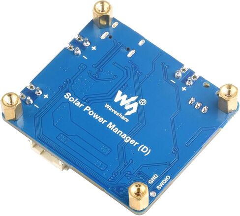 Waveshare Solar Power Management Module (D) for 6V~24V Solar Panel and Type-C Power Adapter,Suitable for Solar-Powered Control System for MCUs/Development Boards Raspberry Pi/Jetson Nano/Arduino in Saudi Arabia