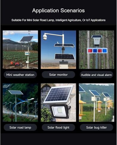 Waveshare Solar Power Management Module (D) for 6V~24V Solar Panel and Type-C Power Adapter,Suitable for Solar-Powered Control System for MCUs/Development Boards Raspberry Pi/Jetson Nano/Arduino in Saudi Arabia