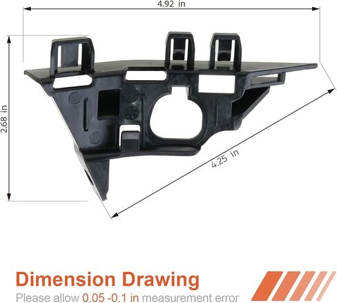 Front Bumper Bracket Kit for BMW Z4 E85/E86 2003-2008 – Compatible Replacement Parts 51117165179 51117165180 51117016065 51117016066 in Saudi Arabia