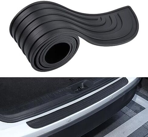 Car Rear Bumper Protector Guard for Buick Encore GX 2020-2026 Accessories, Rubber Scratch Resistant Trunk Door Entry Guards Accessory Trim Cover,Black-40.94 * 3.54 inch in Saudi Arabia