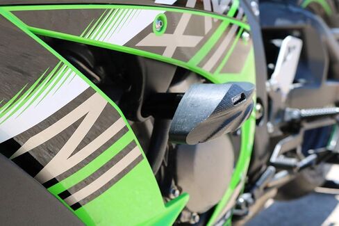 T-Rex Racing No Cut Frame Sliders for Kawasaki Ninja ZX-10R / ZX-10RR - Green in Saudi Arabia