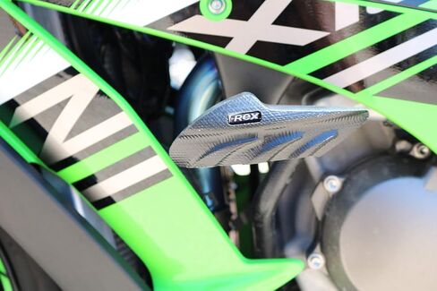 T-Rex Racing No Cut Frame Sliders for Kawasaki Ninja ZX-10R / ZX-10RR - Green in Saudi Arabia