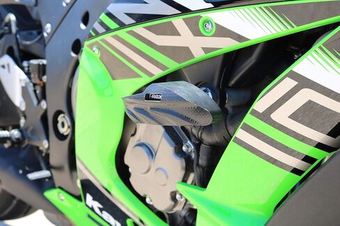 T-Rex Racing No Cut Frame Sliders for Kawasaki Ninja ZX-10R / ZX-10RR - Green in Saudi Arabia