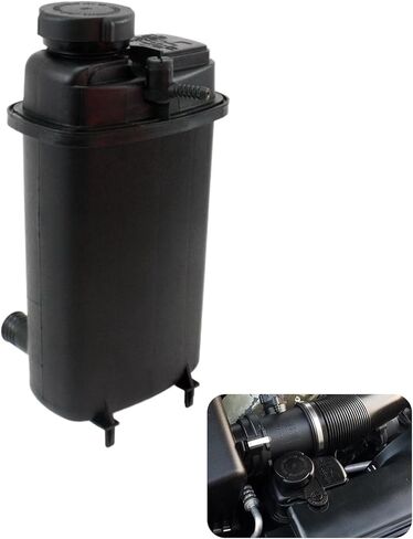 17111723071 Coolant Reservoir Tank, Radiator Reservoir Tank with Cap Compatible with 1991-2003 BMW 540i, 540it, 740i, 740iL, 750iL, 840Ci, 850Ci, 850CSi, 850i, Z8 Replaces# 603-537 in Kuwait