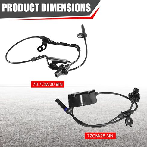 4PCS ABS Wheel Speed Sensor Front Rear Right & Left Compatible with Honda Pilot 2009-2011 Replace 57470-SZA-A02 57475-SZA-A02 57450-STX-A01 57455-STX-A01 in Kuwait