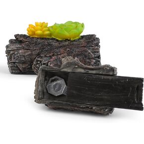 Meejune Hide A Key Outside in Fake Rock, Spare Key Holder for Garden & Yard, Fake Stone Hidden Storage for Safe - White in Kuwait