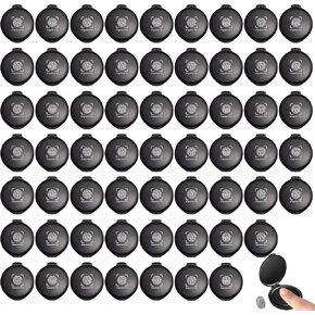 60 Pcs Fingerprint Ink Pad Black Finger Print Stamp Pad Mini Inkless Thumbprint Pads for Home Office Bank Notary Employee Screening Identification Security ID Fingerprint (Black) in Kuwait