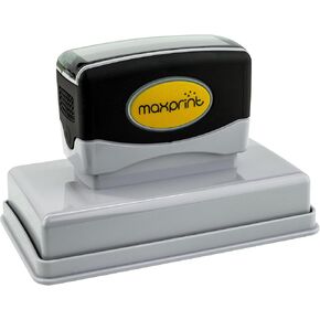 Custom Pre-Inked Logo or Text Large Stamp - Personalized with Your own Image (5/8" x 2-3/16") in Kuwait