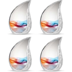 جرار عباد الشمس للرماد البشري للبالغين من الذكور والإناث، جرة حرق كبيرة للرماد البشري للنساء، رماد زخرفي للجنازة، 10 بوصة in Kuwait