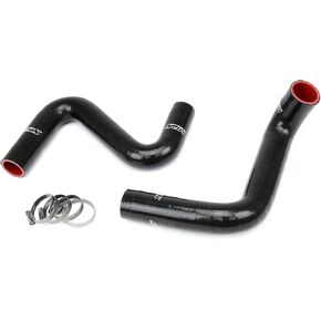 HPS طقم خرطوم تبريد المبرد المصنوع من السيليكون المقوى بثلاث طبقات باللون الأسود 57-1957-BLK in Kuwait