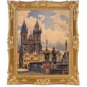 SIKOO 4x6 Vintage Picture Frame Antique Ornate Gold Photo Frame with Glass for Table Top and Wall Display Vintage Home Decor Photo Gallery Art in Kuwait