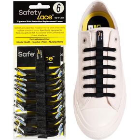 U-Lace SafetyLace - أحذية ذات فتحات 4-6 - أربطة أحذية آمنة مضادة للربط لمرضى الرعاية الصحية السلوكية in Kuwait