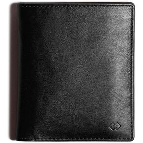 Harber London Leather Bifold Wallet with RFID Protection (Black) in Saudi Arabia