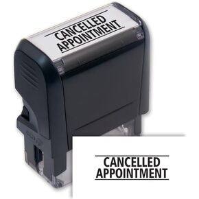 103070 Self-Inking Cancelled Appointment Stamp 1 11/16 x 9/16 in Kuwait