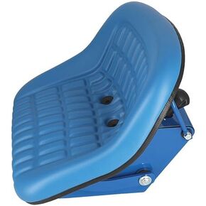 All States Seat Assembly, Vinyl, Blue - Ford Construction & Industrial, Tractor Seat - Universal Fit - Blue in Kuwait