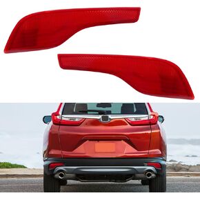 Compatible with Honda CRV Rear Bumper Reflector 2015-2016,Left Driver & Right Passenger Side Marker Trim Replacement for 34500-TFA-A01,34550-TFA-A01,4th Gen CRV Back Reflector Light W/O Bulb in Kuwait