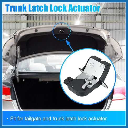 Trunk Latch Lock Actuator 81230-2V000 for Hyundai Veloster 12-17 1.6L V4 Engine Tailgate Door Latch Lock Actuator Motor Rear Hatchback Trunk Lid Lock Latch Actuator Item Replace in Saudi Arabia