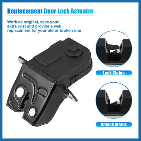 Trunk Latch Lock Actuator 81230-2V000 for Hyundai Veloster 12-17 1.6L V4 Engine Tailgate Door Latch Lock Actuator Motor Rear Hatchback Trunk Lid Lock Latch Actuator Item Replace in Saudi Arabia