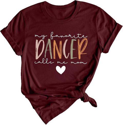 DIOMMELL My Favorite Dancer Call Me Mom Shirt Dance Mom Shirt in Saudi Arabia