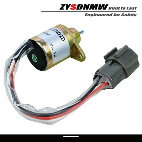 M810324 12VDC الوقود اغلاق الملف اللولبي صالح ل JD 3038E 3036E 3032E 2025R 2032R 2027R 2036R جرار وقف الملف اللولبي استبدال 119233-77932 1503ES-12S5SUC12S in Kuwait