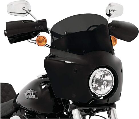 Memphis Shades Road Warrior 9" Dark Black Smoke Windshield MEP86610 in Saudi Arabia