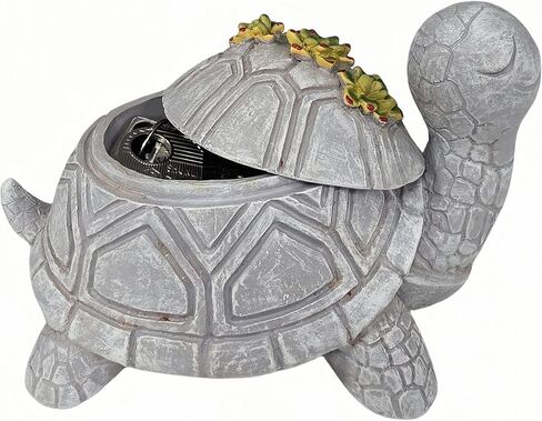 Turtle Hide A Key Outside Cute Succulent Turtle Key Hiders Outdoor Spare Fake Rock Hiding Devices Secret Holder Statue Decor Waterproof Decorative Gifts in Saudi Arabia