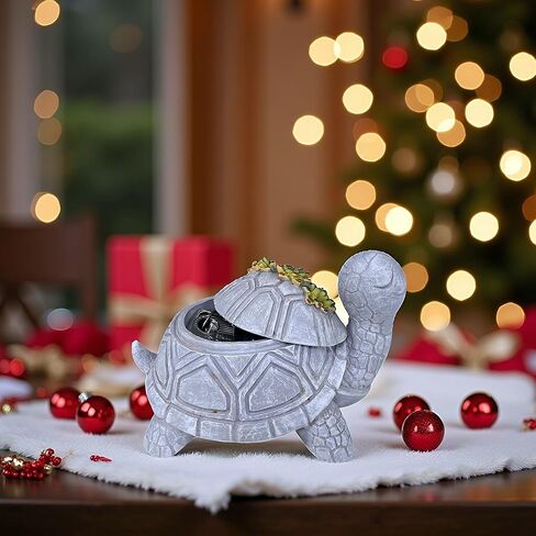 Turtle Hide A Key Outside Cute Succulent Turtle Key Hiders Outdoor Spare Fake Rock Hiding Devices Secret Holder Statue Decor Waterproof Decorative Gifts in Saudi Arabia