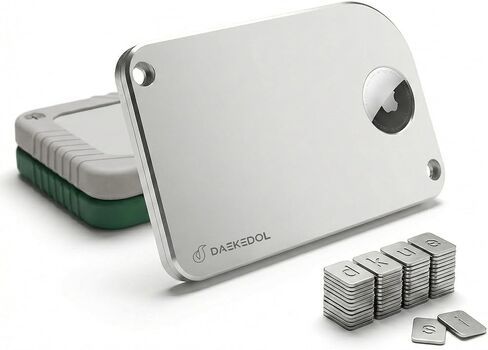 Crypto Seed Phrase Storage with Tracker Slot, BIP39 Mnemonic Seed Phrase for 12/18/24 Words, Fire-Resistant Waterproof Cold Storage for Ledger, Trezor, MetaMask (Oxford Green) in Saudi Arabia