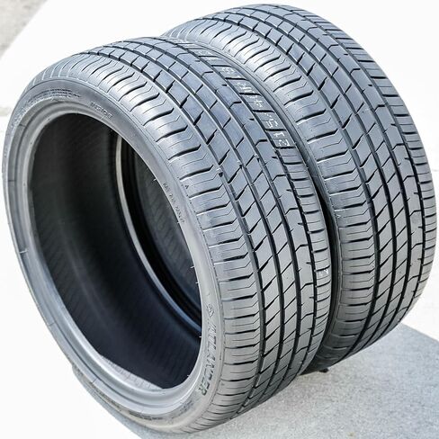 مجموعة من 4 (أربعة) إطارات شعاعية عالية الأداء لسيارة الركاب الصيفية Atlander Xsport-86 - 215/40R18 215/40/18 215/40-18 نطاق تحميل 89 وات XL 4 طبقات BSW جدار جانبي أسود UTQG 420AA in Kuwait