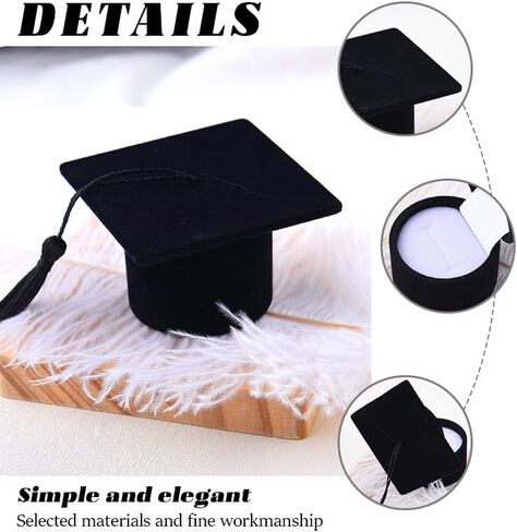 Graduation Cap Ring Box for Women Men Graduation Gifts for Granddaughter Daughter Class Rings Keepsake Box for Women High School College Graduation Jewelry Storage Box for Proposal Graduation Ceremony in Saudi Arabia