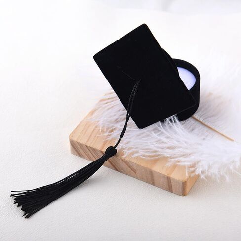 Graduation Cap Ring Box for Women Men Graduation Gifts for Granddaughter Daughter Class Rings Keepsake Box for Women High School College Graduation Jewelry Storage Box for Proposal Graduation Ceremony in Saudi Arabia