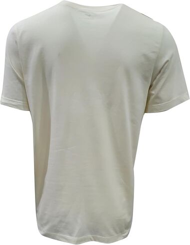 Nike Men's Sportswear Tee Just Do It Swoosh (Large, Cream Yellow/White) in Saudi Arabia