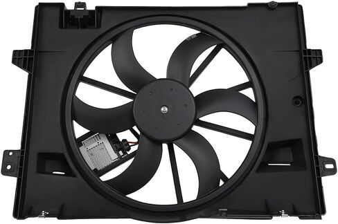 Black Radiator Fan Assembly for Mercury for Grand Marquis 2006-2011 for Ford for Crown Victoria 2006-2011 for Lincoln for Town Car 2006-2011 Driver Side/LH Electric Cooling Fan Replace 621380CU in Saudi Arabia