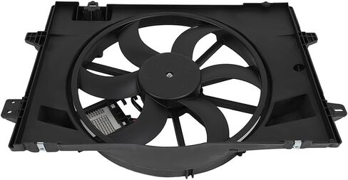 Black Radiator Fan Assembly for Mercury for Grand Marquis 2006-2011 for Ford for Crown Victoria 2006-2011 for Lincoln for Town Car 2006-2011 Driver Side/LH Electric Cooling Fan Replace 621380CU in Saudi Arabia