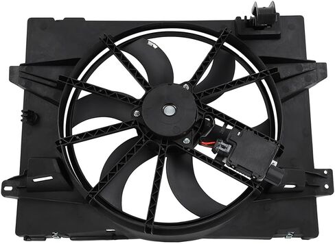 Black Radiator Fan Assembly for Mercury for Grand Marquis 2006-2011 for Ford for Crown Victoria 2006-2011 for Lincoln for Town Car 2006-2011 Driver Side/LH Electric Cooling Fan Replace 621380CU in Saudi Arabia