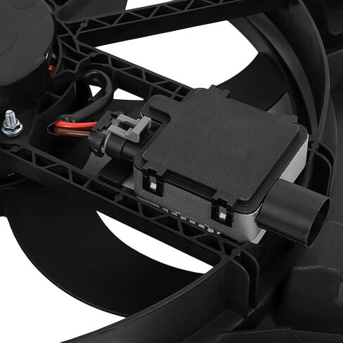 Black Radiator Fan Assembly for Mercury for Grand Marquis 2006-2011 for Ford for Crown Victoria 2006-2011 for Lincoln for Town Car 2006-2011 Driver Side/LH Electric Cooling Fan Replace 621380CU in Saudi Arabia