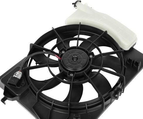 Radiator Fan Assembly fit for 2012-2013 for Hyundai for Accent 1.6L 2012-2014 for Hyundai for Veloster 1.6L 2012-2017 for Kia for Rio 1.6L Engine Cooling Fan 620442, 622590 in Kuwait