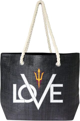 Littlearth womens NCAA Penn State Nittany Lions Love Tote, Team Color, 19" L x 6" W x 14" H in Saudi Arabia