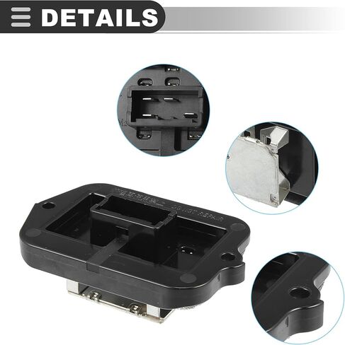 Motoforti HVAC Blower Motor Resistor, AC Blower Control Module, Fit for Honda Accord 1998-2002, Metal Plastic, Black in Saudi Arabia
