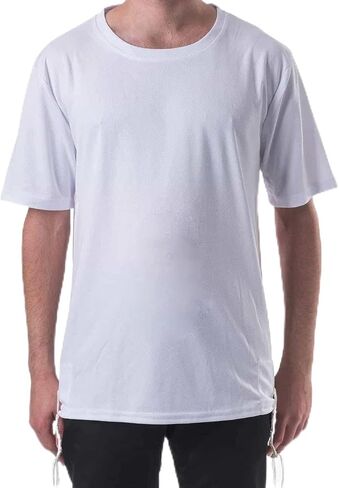 HOUSEOFGAFNI Kosher T-Shirt Tzitzit, Moisture Wicking, Perfect for Sports and Everyday Wear - Polyester with Slit Sides. in Saudi Arabia