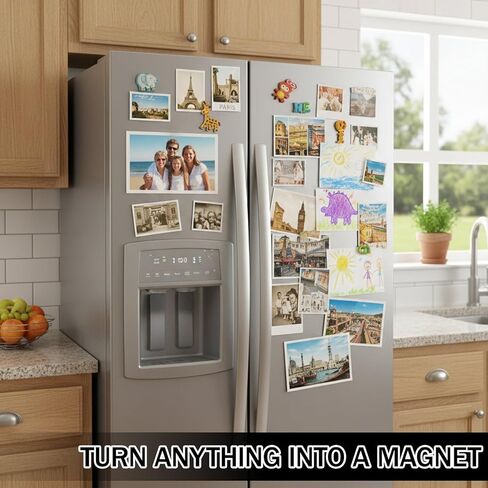 24 Pack Non-Adhesive Magnetic Sheets 8.5 x 11 Flexible Blank Magnet Sheets 20 Mil for Die Storage, DIY Crafts, Photo Magnets, Fridge Displays, School Projects, Office Organization in Saudi Arabia